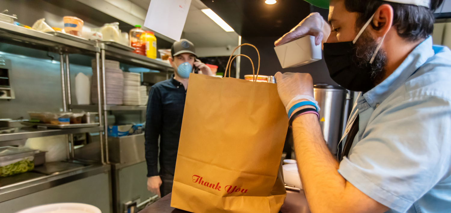 A small town restaurant streamlines their takeout with online ordering.