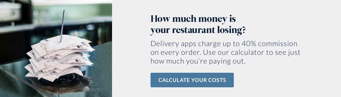 how much money is your restaurant losing in commissions?