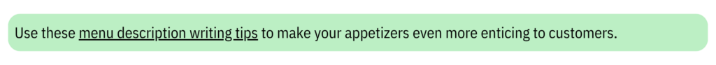 Use these menu description writing tips to make your appetizers even more enticing to customers.