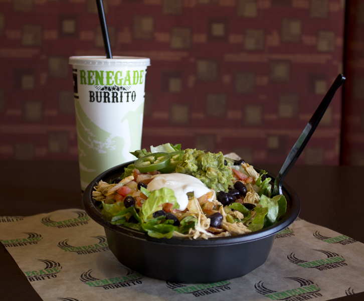 Burrito Bowl with a Drink