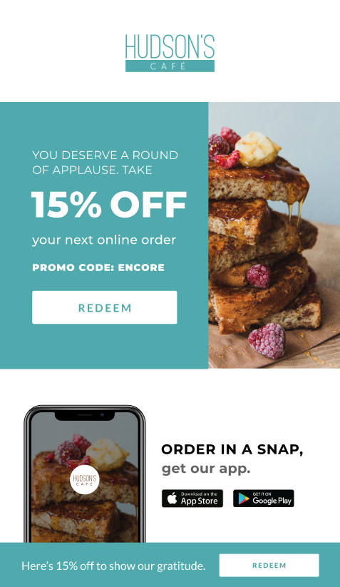 ChowNow's automated email marketing