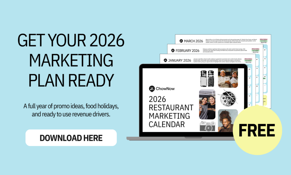 2026 Restaurant Marketing Calendar
