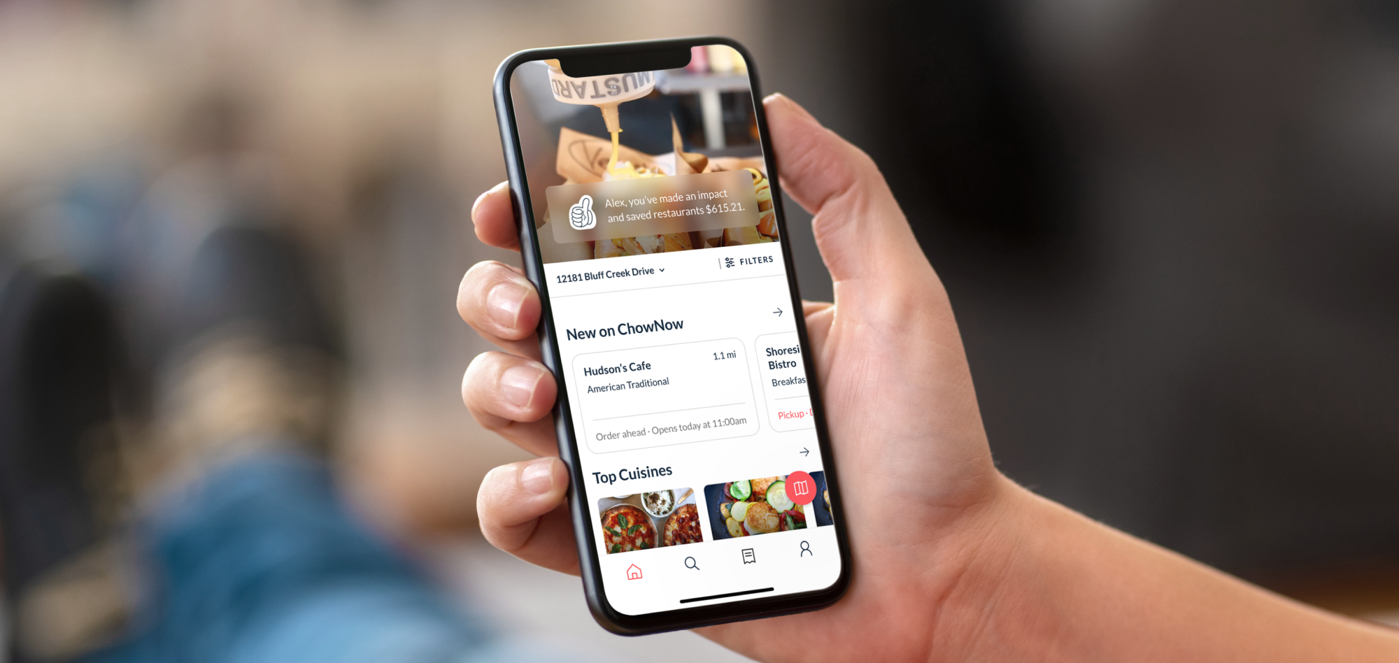 The Chownow Marketplace's Diner Impact Score is the first of its kind and shows diners the positive impact their ordering choices can make on local restaurants.