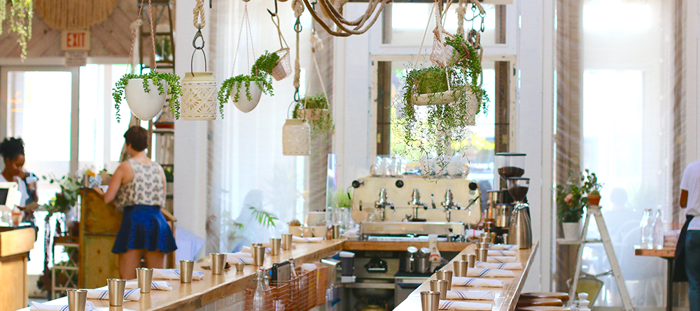 Local Restaurant Interior