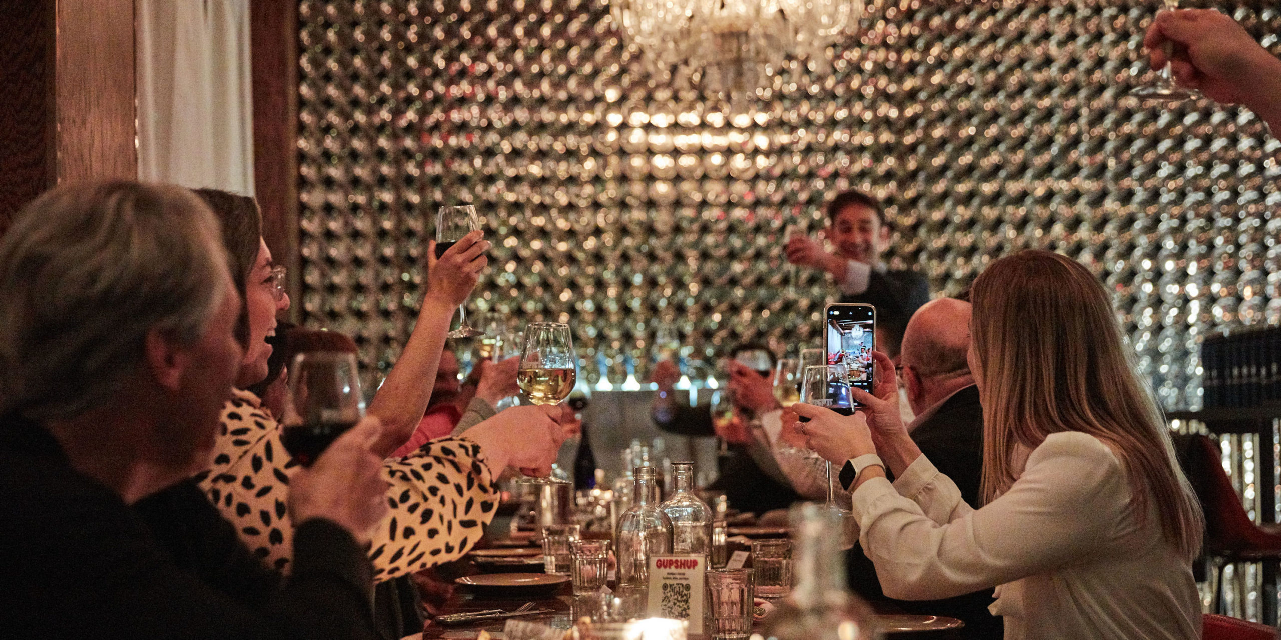 Andrew Rigie attends ChowNow's first-ever Family Meal and toasts the NYC restaurant industry
