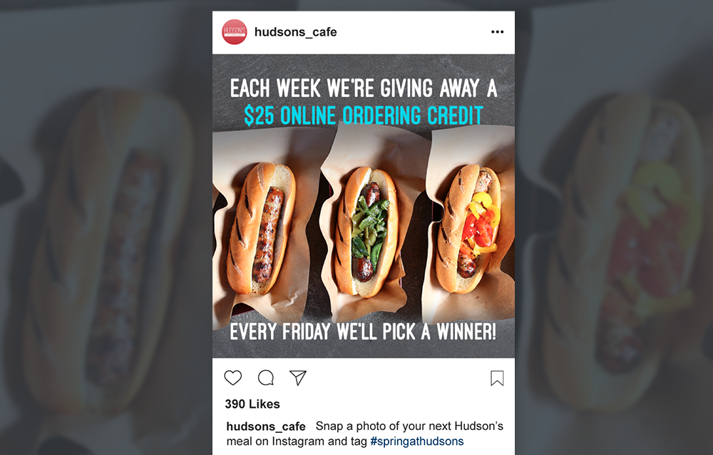 Instagram for restaurants