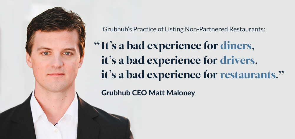 &ldquo;It&rsquo;s a bad experience for diners, it&rsquo;s a bad experience for drivers, it&rsquo;s a bad experience for restaurants.&rdquo;