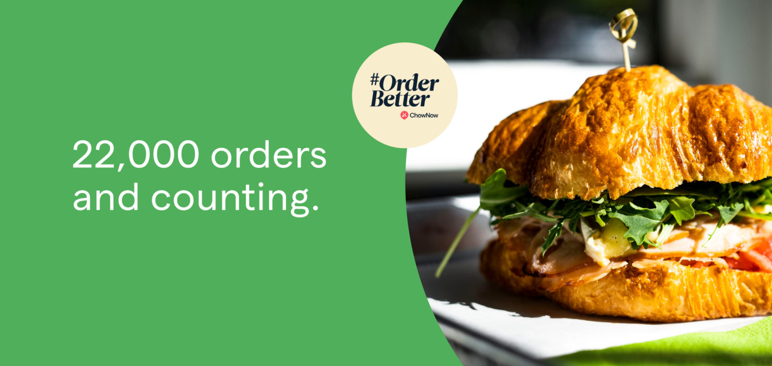 Sunflour has served over 22,000 orders via ChowNow