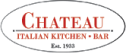 Chateau italian kitchen bar logo